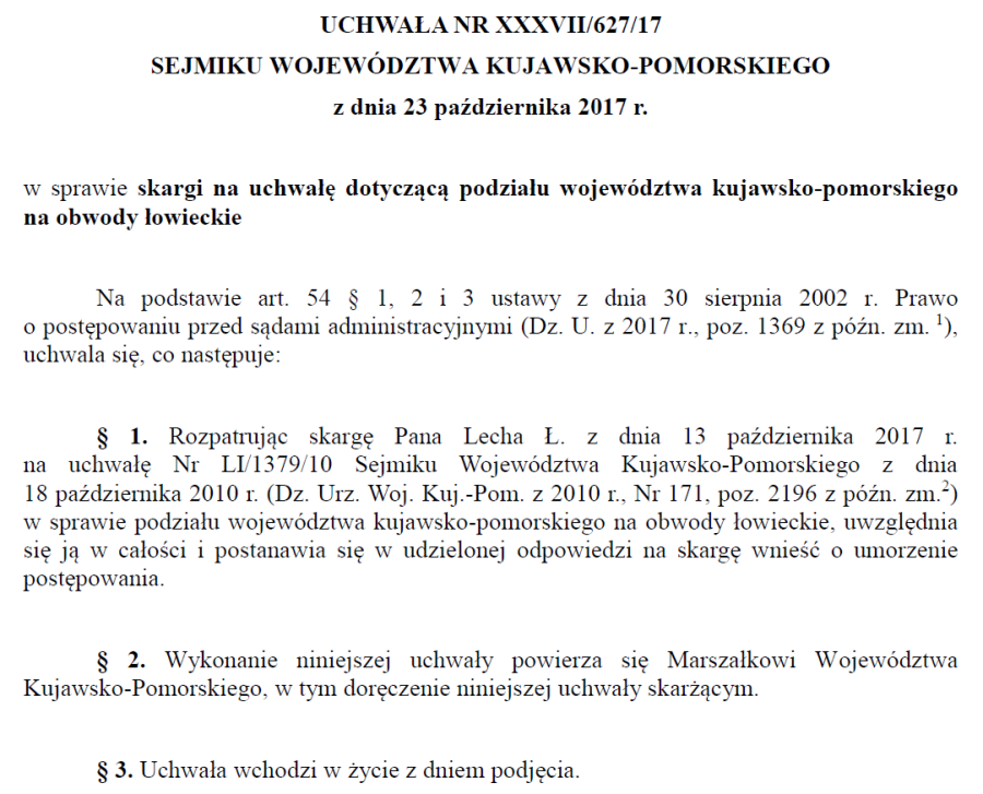 Brawo Sejmik Woj. Kujawsko-Pomorskiego