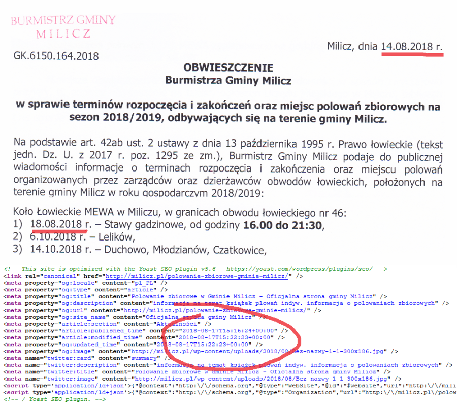 Polowania zbiorowe muszą być zgłaszane