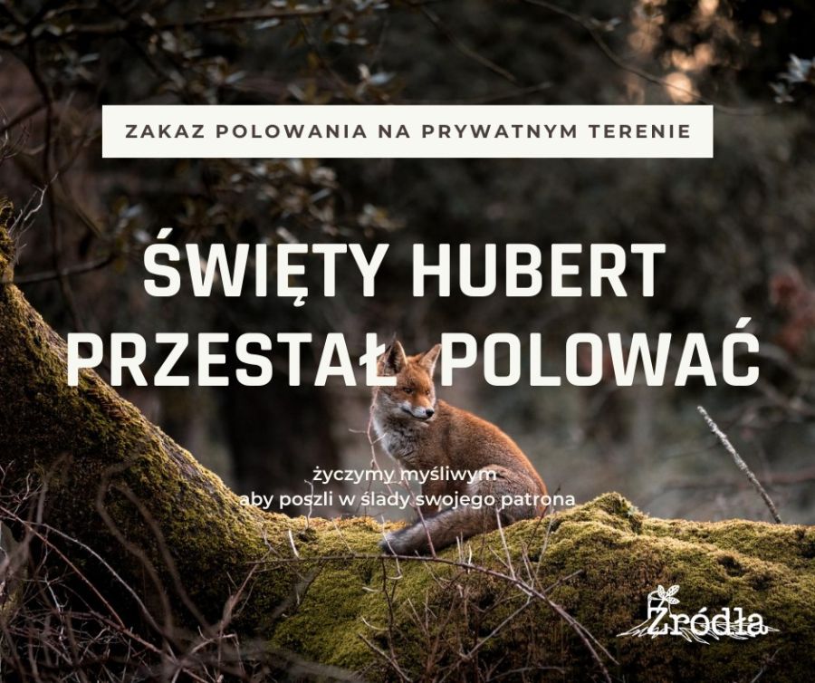 Święty Hubert przestał polować