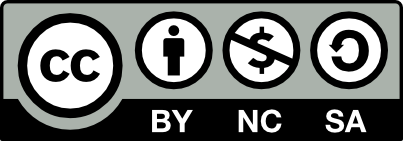 Creative Commons: Attribution-NonCommercial-ShareAlike 4.0 International